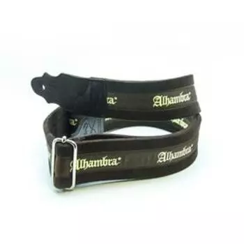 Ремень для гитары Alhambra 9.514 коричневый, текстиль