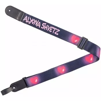 Ремень для гитары Flight, FSG-50 ALYONA SHVETZ TOXIC