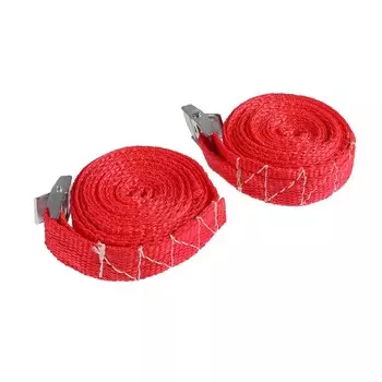 Ремень для крепления груза TORSO с фиксатором 2,5 м, 2 шт, европакет