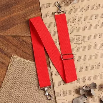 Ремень для маршевого барабана, ширина 3.8 см, длина 75-145 см, красный