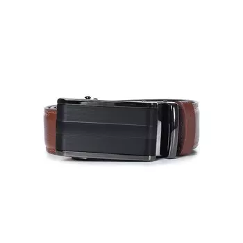 Ремень мужской, натуральная кожа, 1300x3x34 см, КОНЬЯЧНЫЙ, 2 размер