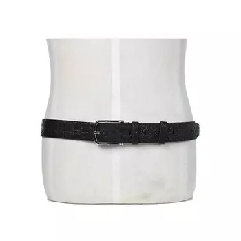 Ремень мужской, натуральная кожа, 1 размер 115x3x40 см, ЧЕРНЫЙ