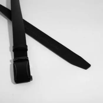 Ремень мужской, ширина 3,5 см, автомат, пряжка металл, цвет чёрный