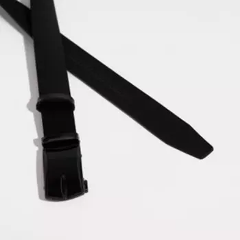 Ремень мужской, ширина 3,5 см, автомат, пряжка металл, цвет чёрный