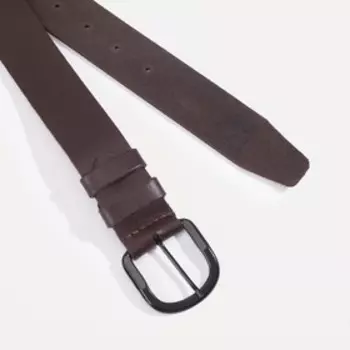 Ремень мужской, ширина 3,5 см, цвет коричневый
