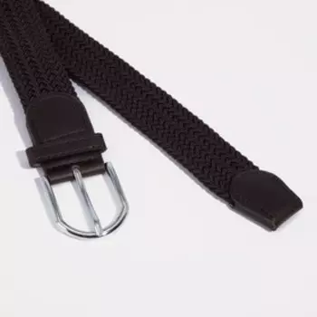 Ремень мужской, ширина 3,5 см, пряжка металл, цвет коричневый