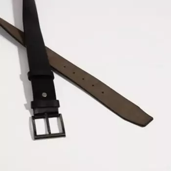 Ремень мужской, ширина 4,2 см, Великан, винт, пряжка металл, цвет чёрный