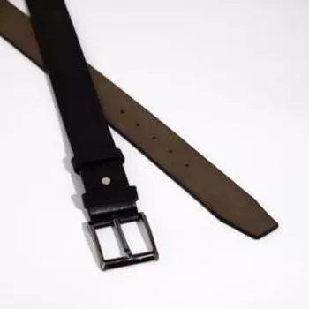 Ремень мужской, ширина 4,2 см, Великан, винт, пряжка металл, цвет чёрный