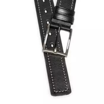 Ремень мужской, ширина 4 см, цвет чёрный