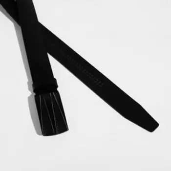 Ремень мужской, ширина 4 см, пряжка автомат, цвет чёрный