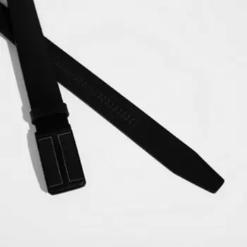 Ремень мужской, ширина 4 см, пряжка автомат, цвет чёрный