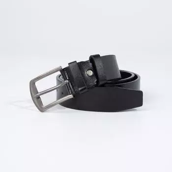 Ремень мужской, ширина 4 см, винт, пряжка металл, цвет чёрный