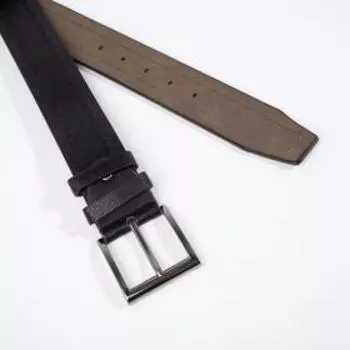 Ремень мужской «Великан», ширина 4,5 см, винт, пряжка металл, цвет чёрный