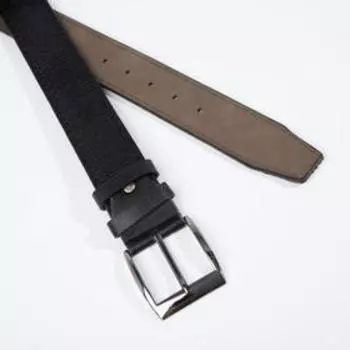 Ремень мужской «Великан», ширина 4,5 см, винт, пряжка металл, цвет чёрный