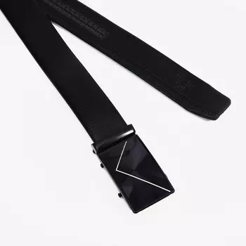 Ремень мужской «Великан», ширина 4 см, пряжка автомат, цвет чёрный