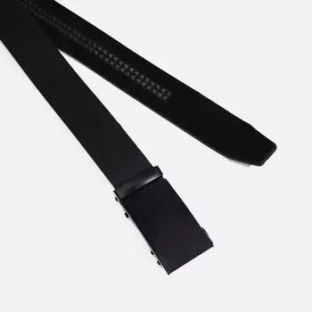 Ремень мужской «Великан», ширина 4 см, пряжка автомат, цвет чёрный