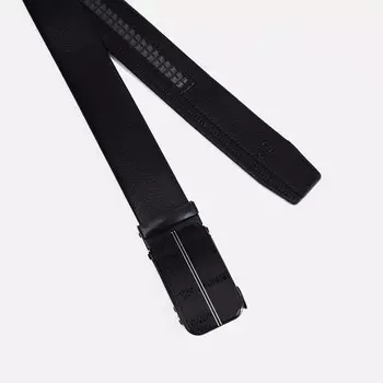 Ремень мужской «Великан», ширина 4 см, пряжка автомат, цвет чёрный