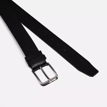 Ремень мужской «Великан», ширина 4 см, винт, пряжка металл, цвет чёрный