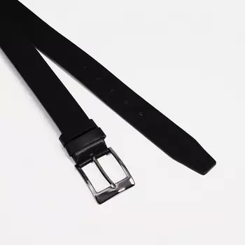 Ремень мужской «Великан», ширина 4 см, винт, пряжка металл, цвет чёрный