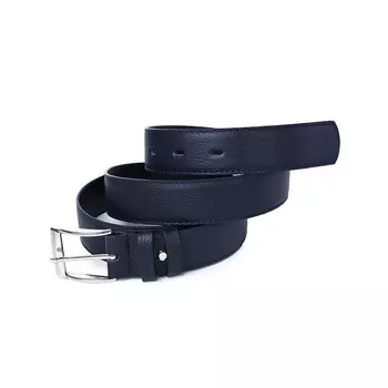 Ремень поясной мужской натуральная кожа 16311 темно-синий 130х3,5х0,3 см