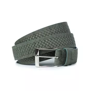 Ремень поясной мужской натуральная кожа 23019 оливковый 155х0,3х3,5 см