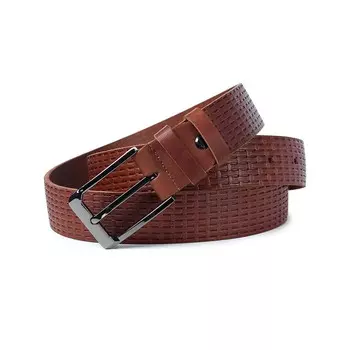 Ремень поясной мужской натуральная кожа 2722 коньячный 150х3,3х0,3 см