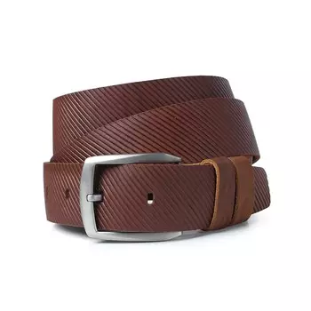 Ремень поясной мужской натуральная кожа 2822 коньячный 115х3,8х0,3 см