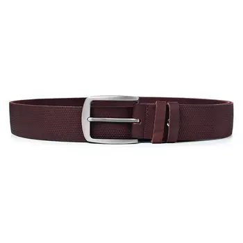 Ремень поясной мужской натуральная кожа 2922 темно-бордовый 130х3,8х0,3 см