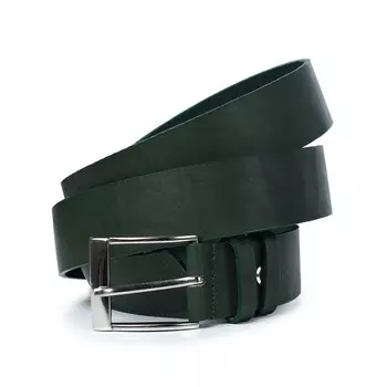 Ремень поясной мужской натуральная кожа 4919 зеленый 130х3,8х0,3 см