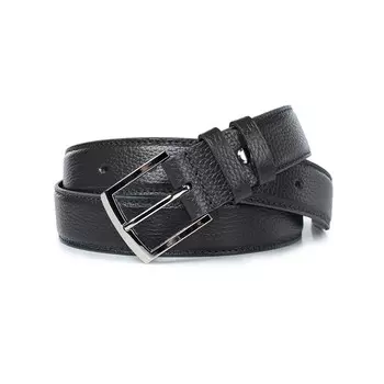 Ремень поясной мужской натуральная кожа 50817 темно-серый 150х3,3х0,3 см