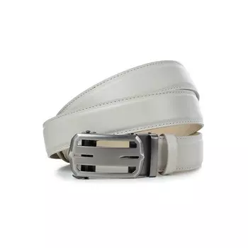 Ремень поясной мужской натуральная кожа 55119 светло-бежевый 150х3,4х0,3 см