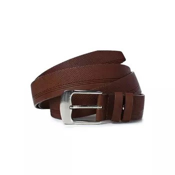 Ремень поясной мужской натуральная кожа 59118 коньячный 115х3,3х0,3 см