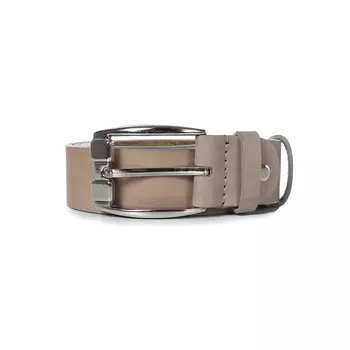 Ремень поясной мужской натуральная кожа 7519 темно-бежевый 150х3,3х0,3 см