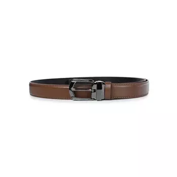 Ремень поясной мужской натуральная кожа, цвет рыжий 130х3х0,3 см