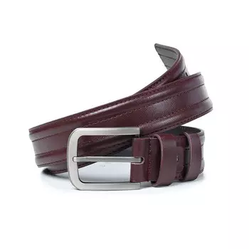 Ремень поясной женский натуральная кожа 53920 бордо 120х2,8х0,3 см