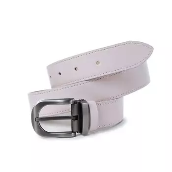 Ремень поясной женский натуральная кожа 55219 розовый 120х3,3х0,3 см