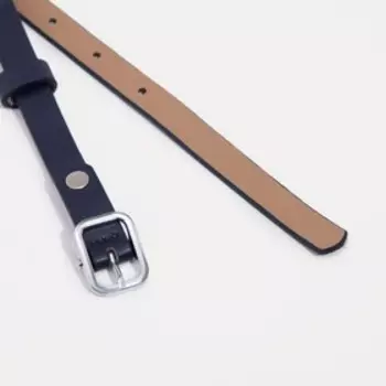 Ремень, ширина 1,5 см, винт, цвет синий