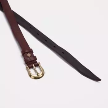 Ремень, ширина 2 см, винт, цвет коричневый