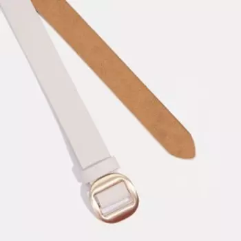 Ремень, ширина 3 см, цвет бежевый