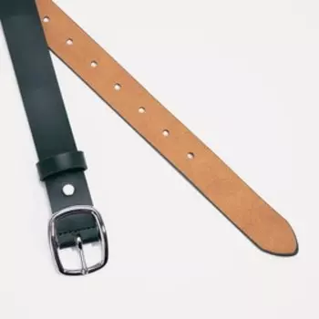 Ремень, ширина 3 см, винт, цвет зелёный