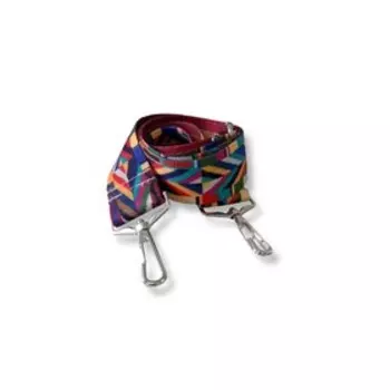 Ремень-стропа цветная с 2 карабинами цветные ромбы