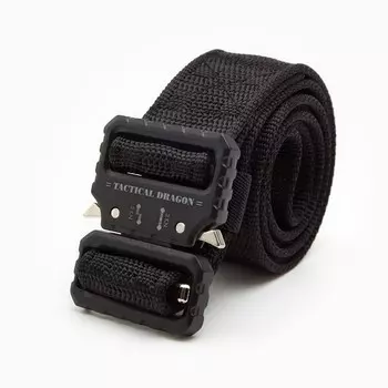 Ремень тактический, 125 см, ширина 3.7 см, черный