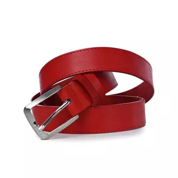 Ремень женский, цвет красный