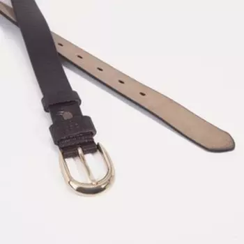 Ремень женский, пряжка золото, ширина - 2,6 см, цвет коричневый