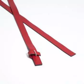 Ремень женский, ширина 2,4 см, цвет красный