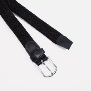 Ремень женский, ширина 2,5 см, пряжка металл, цвет чёрный