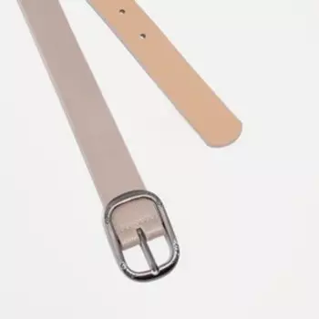 Ремень женский, ширина - 2,8 см, пряжка металл, цвет светло-коричневый