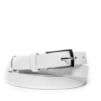 Ремень женский, ширина 2 см, цвет белый