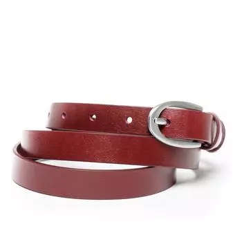 Ремень женский, ширина 2 см, цвет бордовый