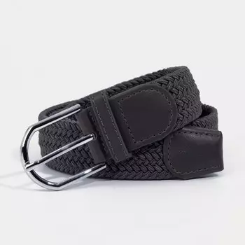 Ремень женский, ширина 3,5 см, пряжка металл, цвет серый